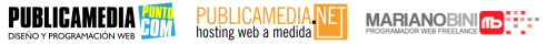 LOGOS PUBLICAMEDIA + MARIANO V3 MINI LOGOS PUBLICAMEDIA + MARIANO V3 MINI